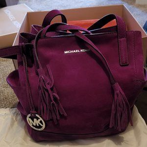Michael Kors Suede Hobo